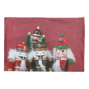 Four nutcrackers group pillowcase