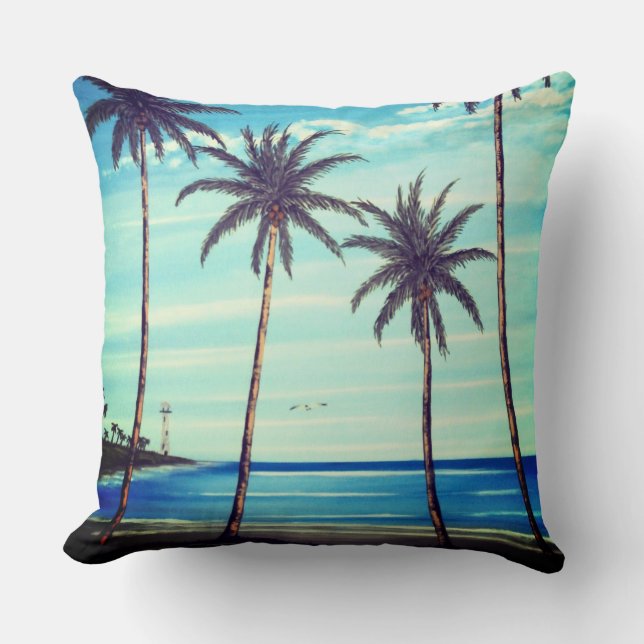 Four Palms Cushion (Front)