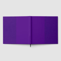 Four-Panel Purple Noise Guest Book – Customisable