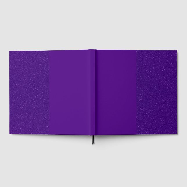 Four-Panel Purple Noise Guest Book – Customisable (Full)