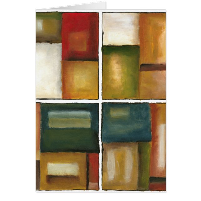 Four Panelled Painting by Jennifer Goldberger (Front)