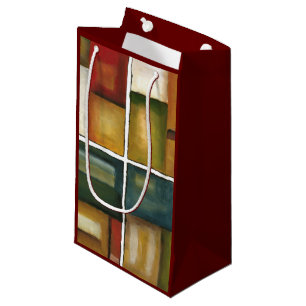 Four Panelled Painting by Jennifer Goldberger Small Gift Bag