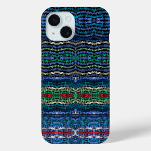 Four Part Harmony Translucent Alternating Shapes iPhone 15 Case
