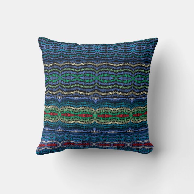 Four Part Harmony Translucent Alternating Shapes  Cushion (Back)