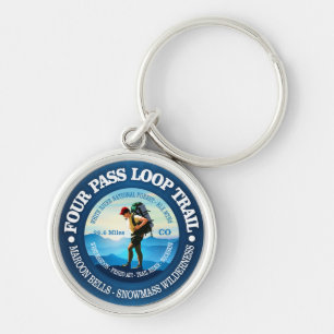 Four Pass Loop Trail (Hiker C) Key Ring