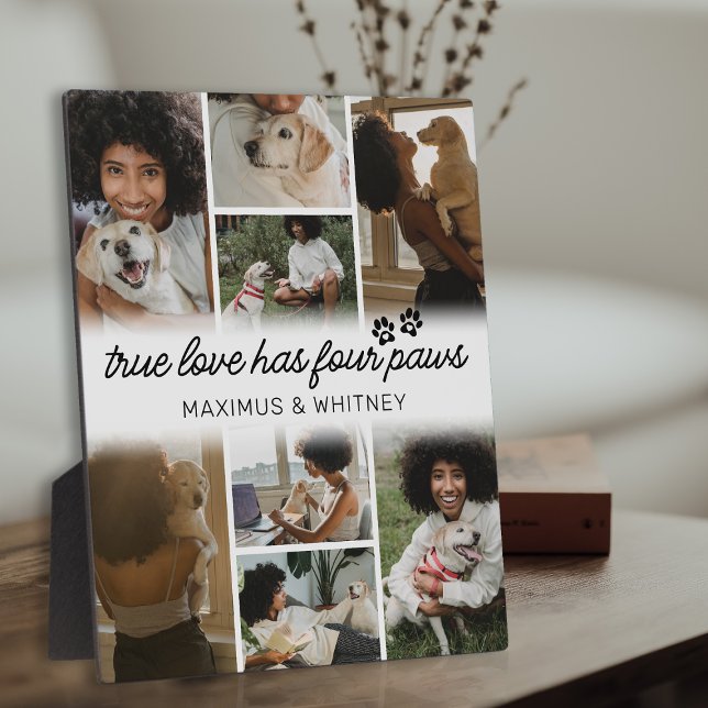 Four Paws Dog Owner Photo Plaque (Creator Uploaded)