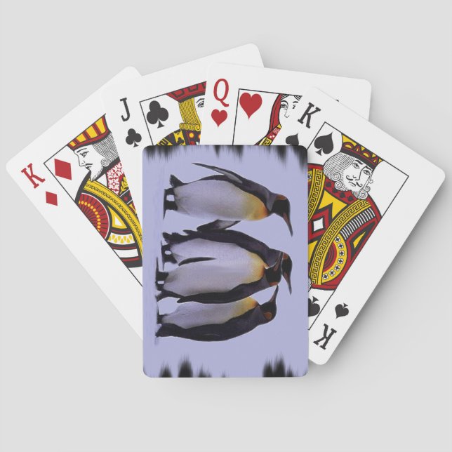 Four Penguins Playing Cards (Back)