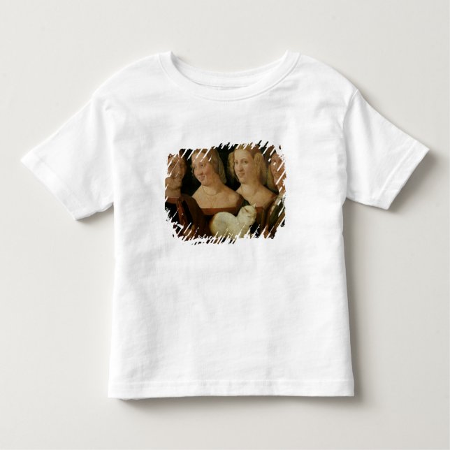 Four People Laughing at the Sight of a Cat Toddler T-Shirt (Front)