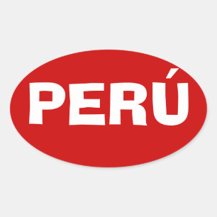 FOUR Perú Oval Sticker