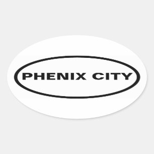 FOUR Phenix City, Alabama Oval Sticker