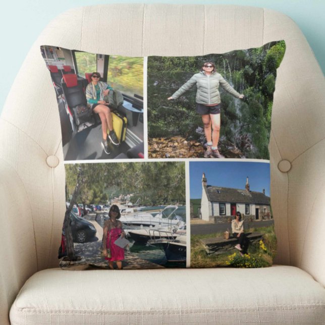 Four Photo Montage Cushion (Creator Uploaded)