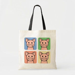 Four Pigs Tote Bag