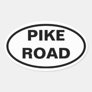 FOUR Pike Road, Alabama Oval Sticker