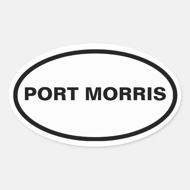 FOUR Port Morris Oval Sticker (Front)