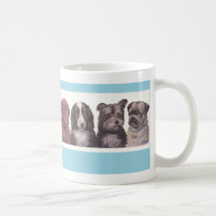 Four Pups Coffee Mug