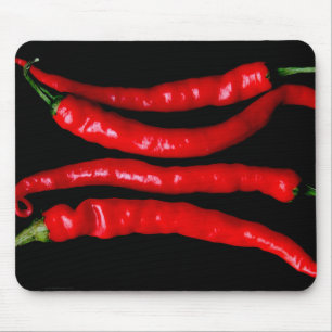 Four Red Chilies mpcnm Mouse Pad