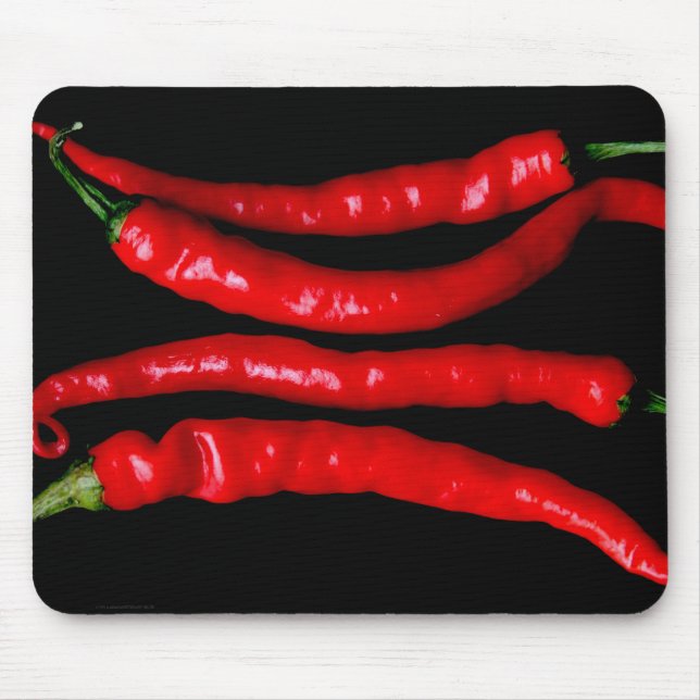 Four Red Chilies mpcnm Mouse Pad (Front)