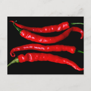 Four Red Chilies pcm Postcard