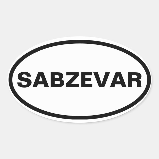FOUR Sabzevar Oval Sticker (Front)