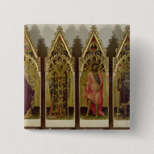 Four Saints from the Quaratesi Polyptych: Mary Mag 15 Cm Square Badge