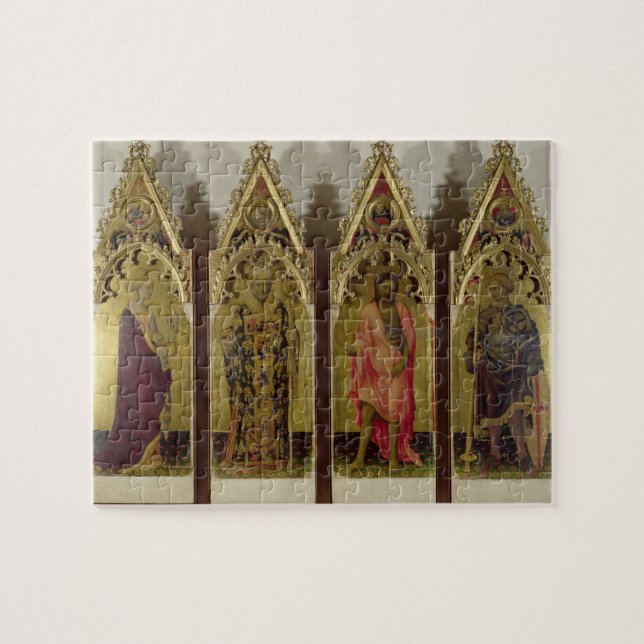 Four Saints from the Quaratesi Polyptych: Mary Mag Jigsaw Puzzle (Horizontal)