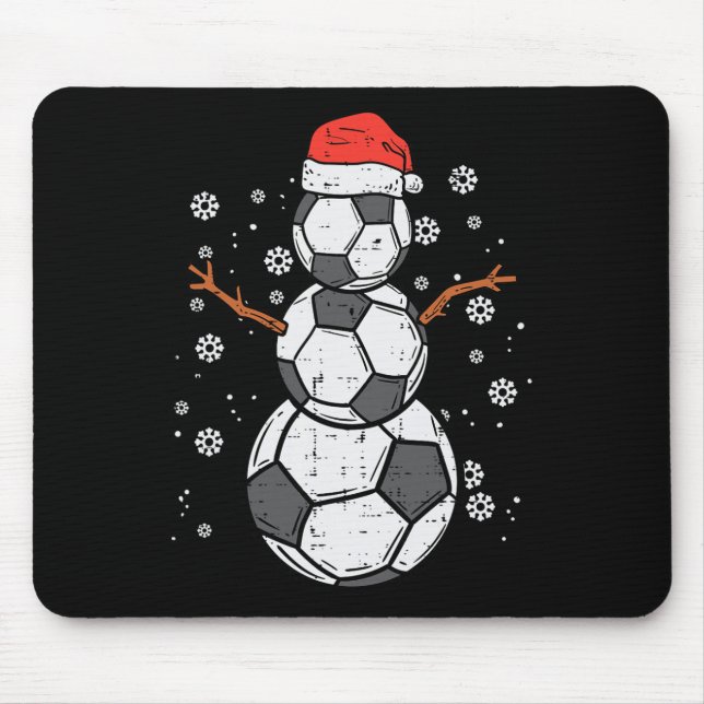 Four Score Droid Cute Soccer Robot  Mouse Pad (Front)