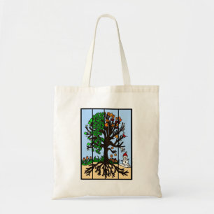 Four Season Tree Tote Bag