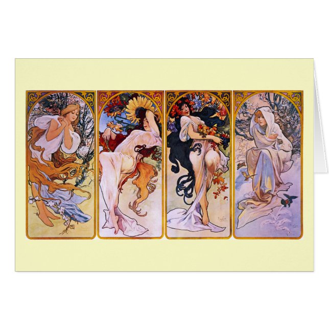 Four Seasons Alfons Mucha (Front Horizontal)