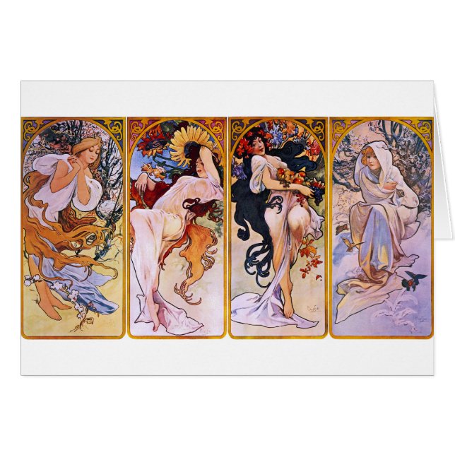 Four Seasons by Alphonse Mucha (Front Horizontal)