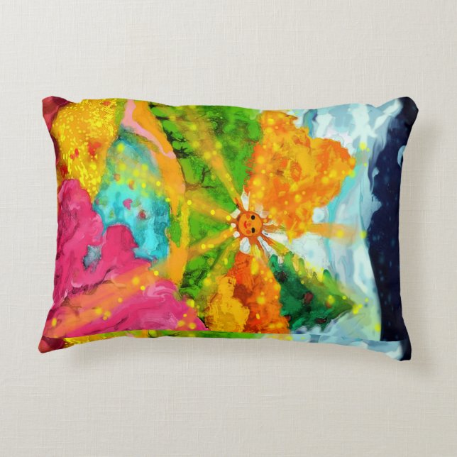 Four seasons decorative cushion (Back)