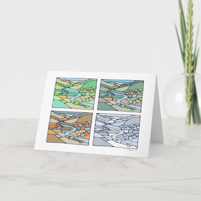 Four Seasons greeting card (Front)