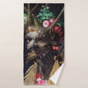 Four Seasons in One Head, Arcimboldo Bath Towel