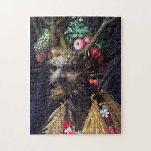 Four Seasons in One Head, Arcimboldo Jigsaw Puzzle (Vertical)