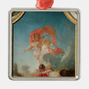 Four Seasons in the Salle du Conseil - Summer Metal Ornament