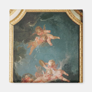 Four Seasons in the Salle du Conseil  - Winter Magnet