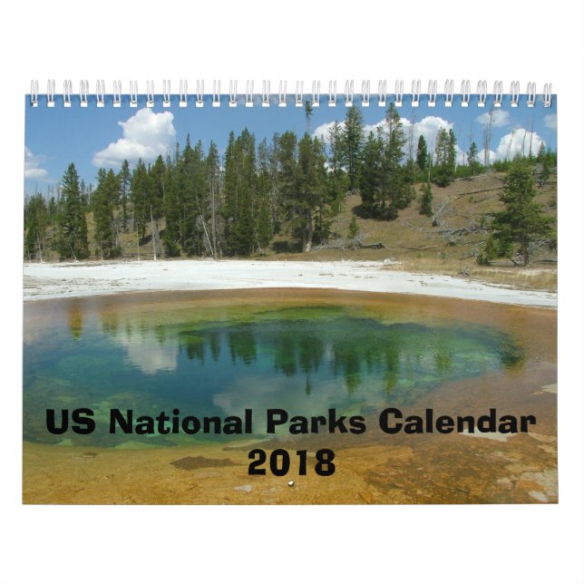 Four Seasons in US National Parks Calendar 2018 (Cover)