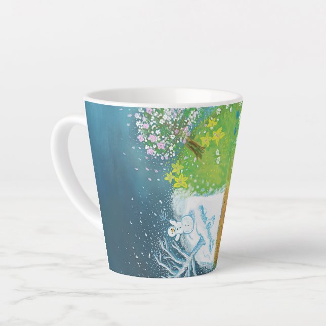 Four Seasons on Earth  Latte Mug (Left Angle)
