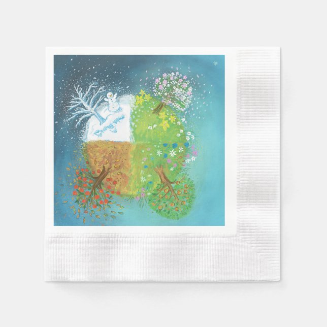 Four Seasons on Earth   Napkin (Front)