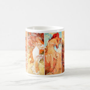 Four Seasons original series Mucha mug