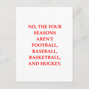 four seasons postcard