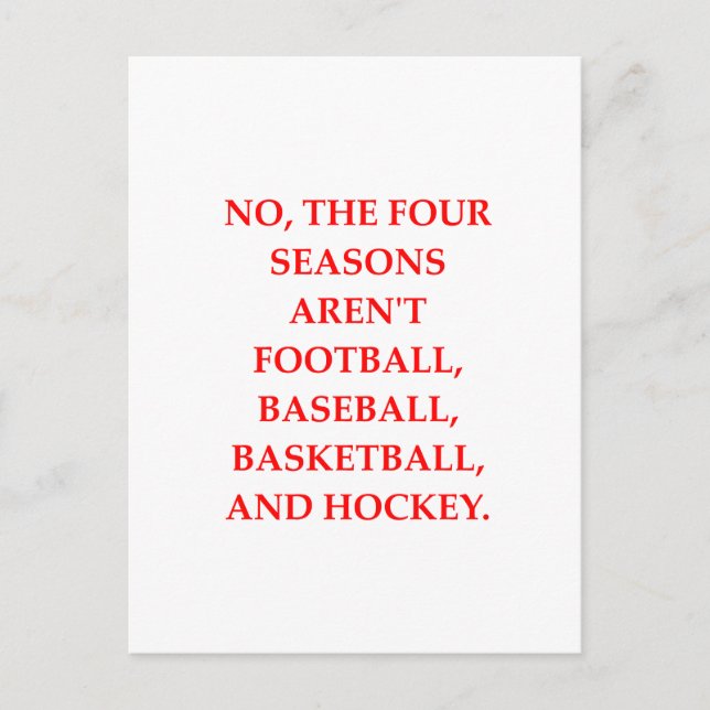 four seasons postcard (Front)