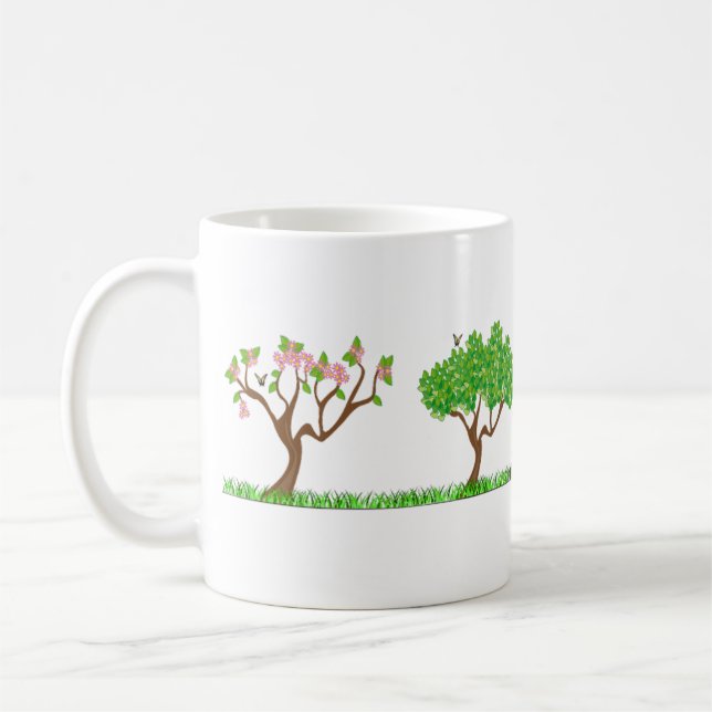 Four Seasons Tree Mug (Left)