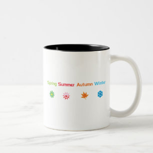 Four Seasons Two-Tone Coffee Mug