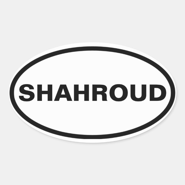FOUR Shahroud Oval Sticker (Front)