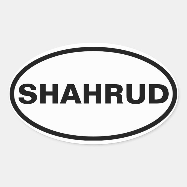 FOUR Shahrud Oval Sticker (Front)
