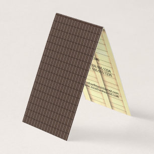 Four-Sided Roofing Construction Brown Roof Company Business Card
