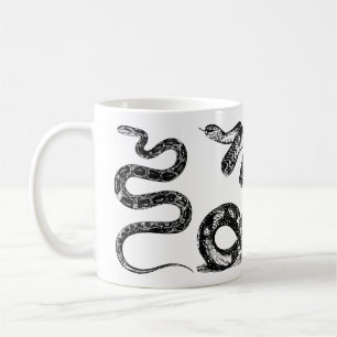 Four Snakes Graphic Coffee Mug