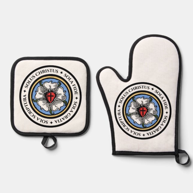 Four Solas Oven Mitt & Pot Holder Set (Front)