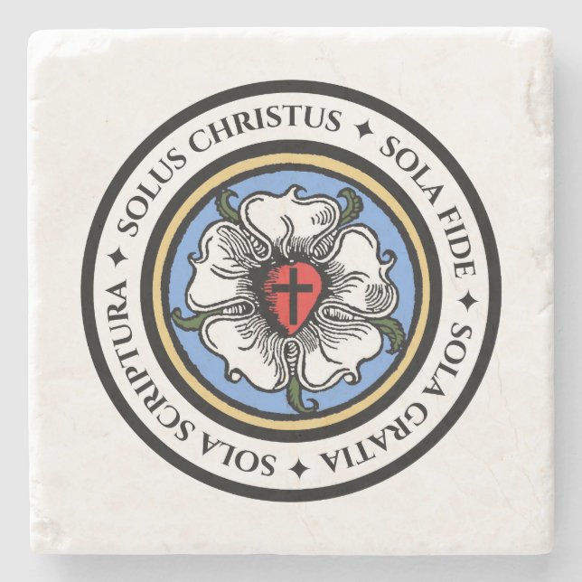 Four Solas Stone Coaster (Front)