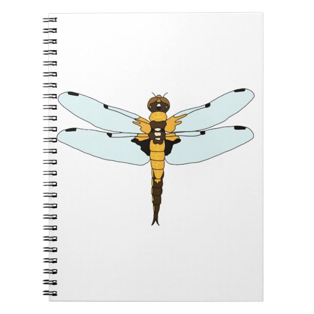 four spotted dragonfly notebook (Front)
